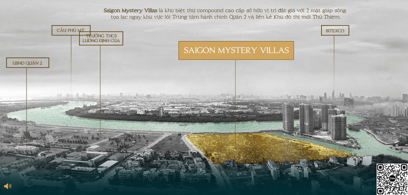 Saigon Mystery Villas sở hữu vị trí đắt giá