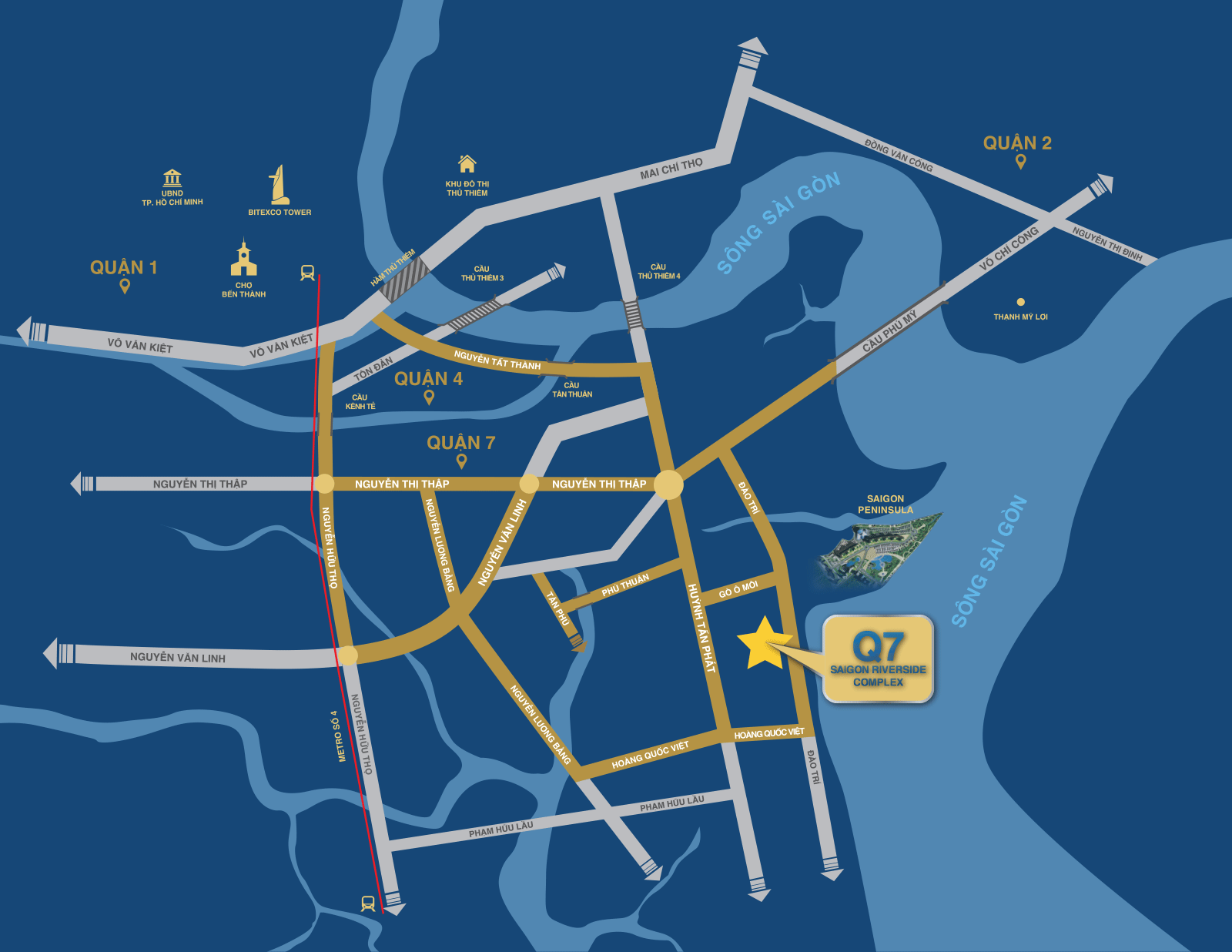 vị trí - Q7 Saigon Riverside Complex